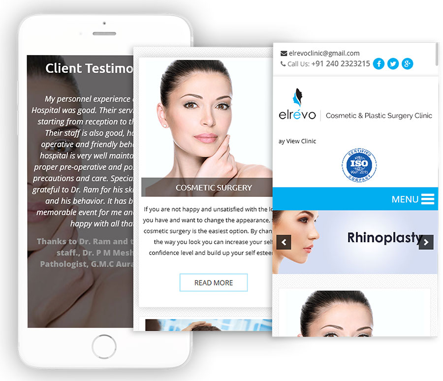 Elrevo Clinic Web Design & Development (WordPress)