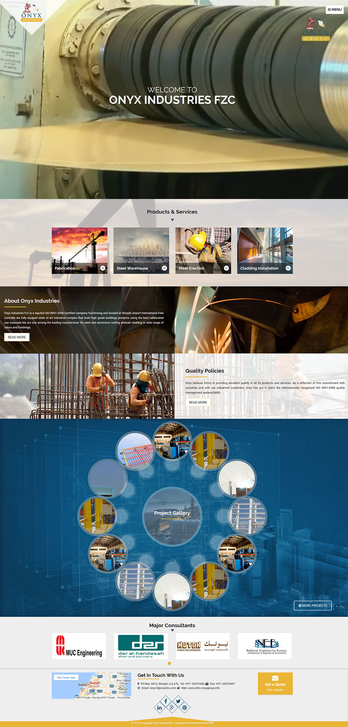 Nilona Holdings Web Design & Development (Joomla)